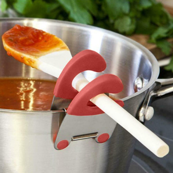 Pot Pan Spoon Holder Clip