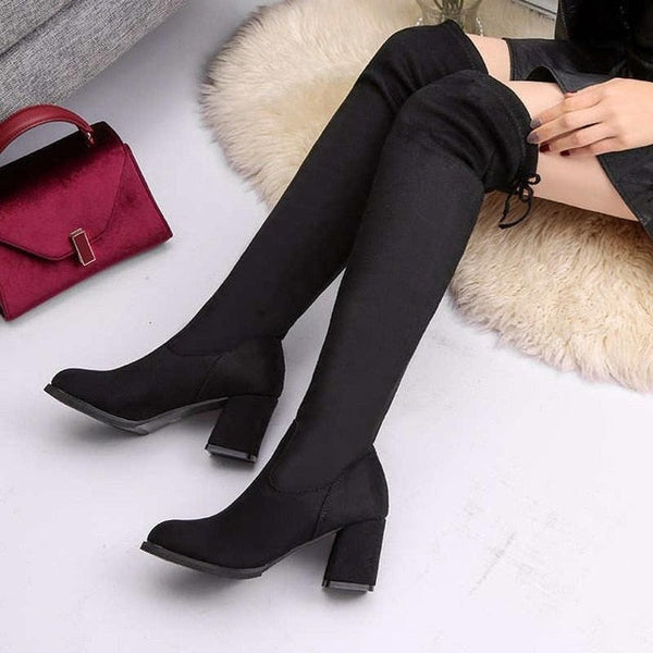 Bestwalk Paris Premium Thigh High Boots for Women