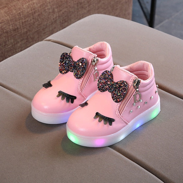 Size 21-30 Children Glowing Sneakers