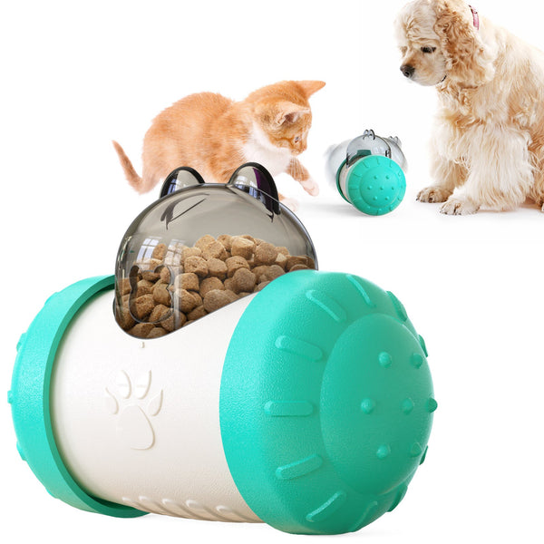 Pet Dog Cat Tumbler Toy Interactive Food Dispensing Ball Treat Puzzle IQ Training Feeder Slow Eating Toys Pet Product