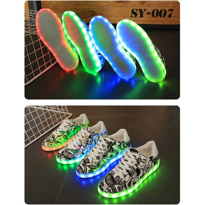 USB Charging Light Up Shoes