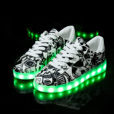 USB Charging Light Up Shoes