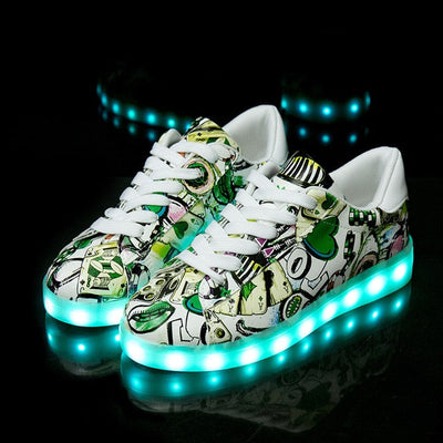 USB Charging Light Up Shoes