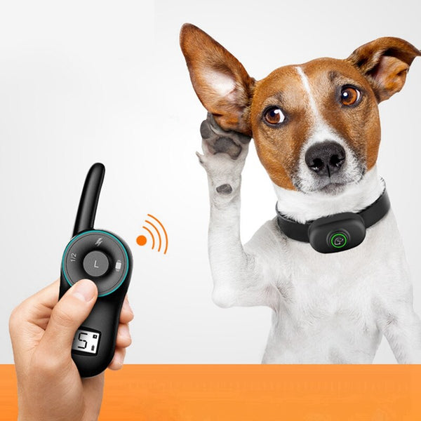 Pet Waterproof Training Collars Stop Barking Dog Rechargeable Ultrasonic Collars Pet Dog Anti Bark Collar Control Train