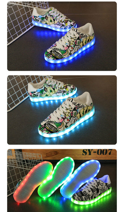 USB Charging Light Up Shoes