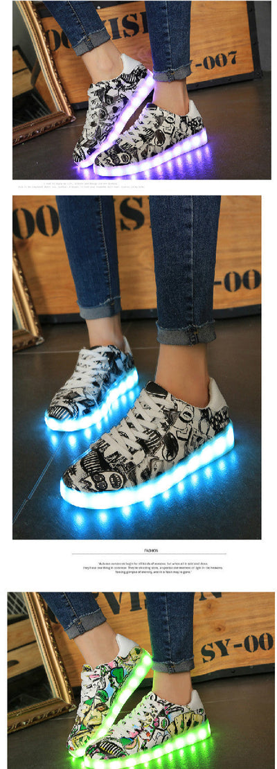 USB Charging Light Up Shoes