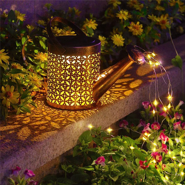 Solar Watering Can Light