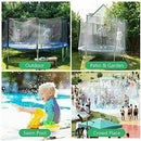 Trampoline Sprinkler Kids Summer Outdoor Water Toy Fun Waterpark Spray