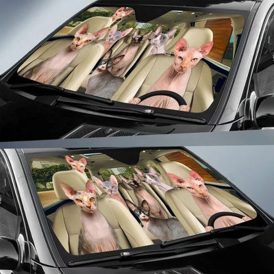 Sphynx Cat All Over Printed 3D Sun Shade