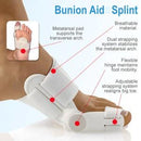 Bunion Splint &  Big Toe Corrector - Adjustable Hinged Brace!