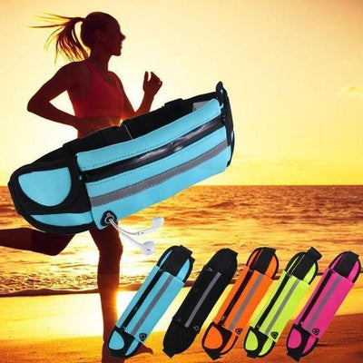 Waterproof Running Waist Belt Bag With Pouch