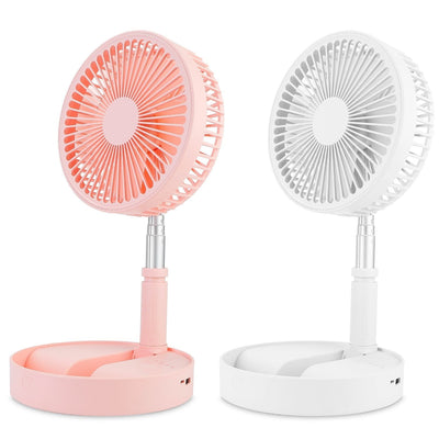 USB Rechargeable Portable Folding Desk Table Fan